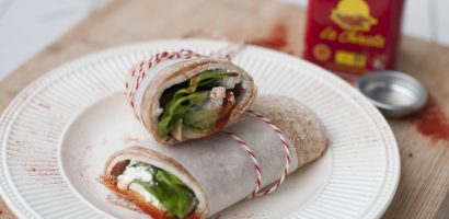 Zelfgemaakte spelt wraps